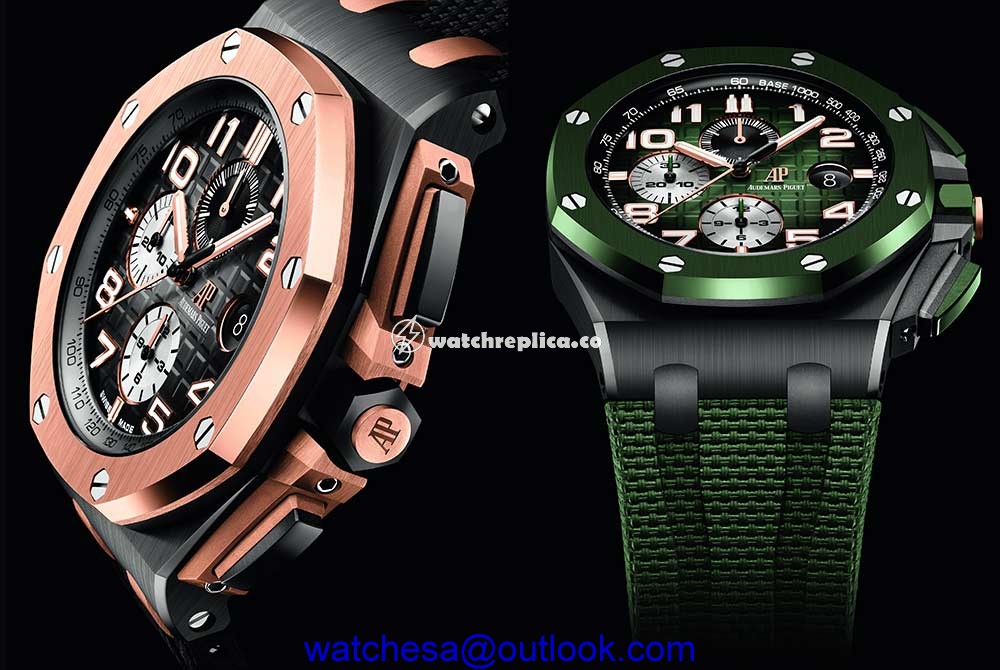 audemars piguet royal oak offshore smoked dial two tones