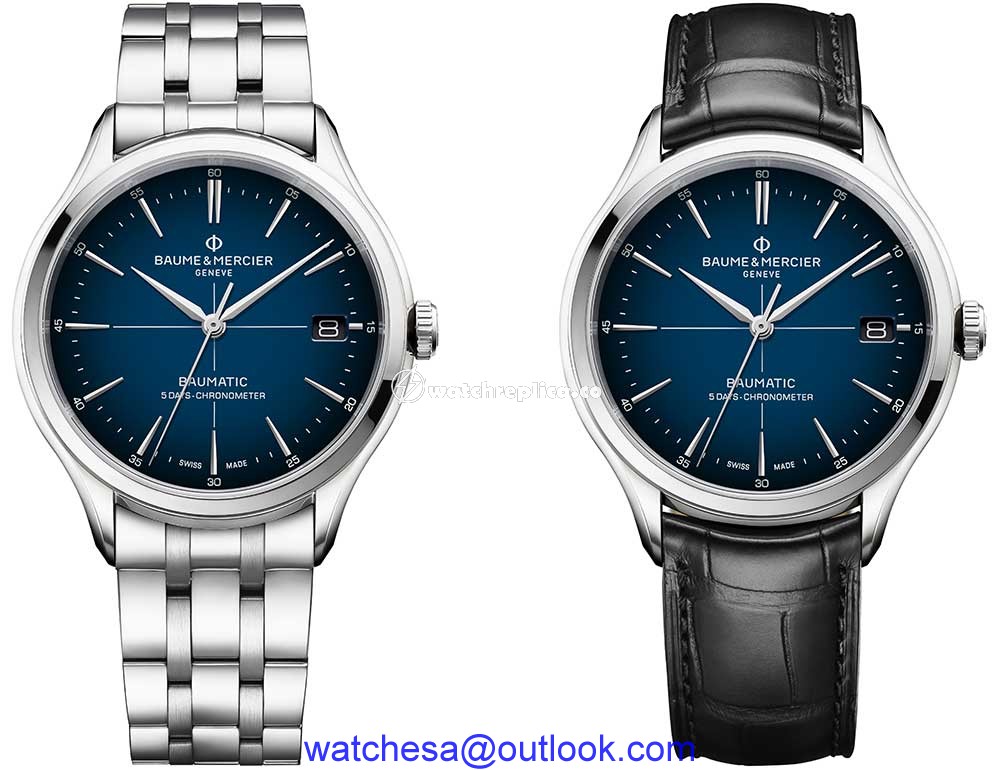 baume et mercier clifton baumatic cosc two straps