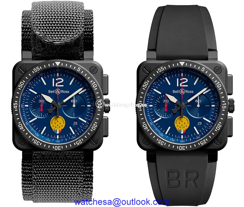 bell ross br 03 94 patrouille france 2021 two straps