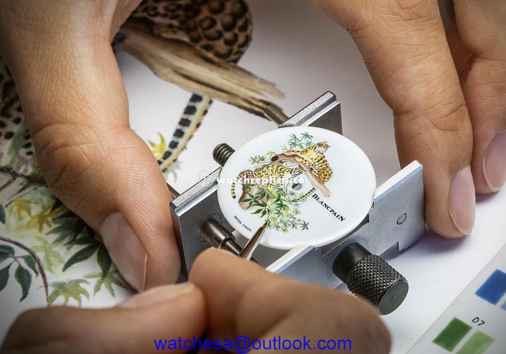 blancpain metier art formosa clouded leopard closeup