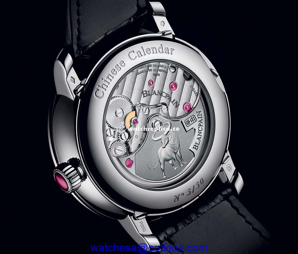 blancpain villeret chinese calendar buffalo caseback