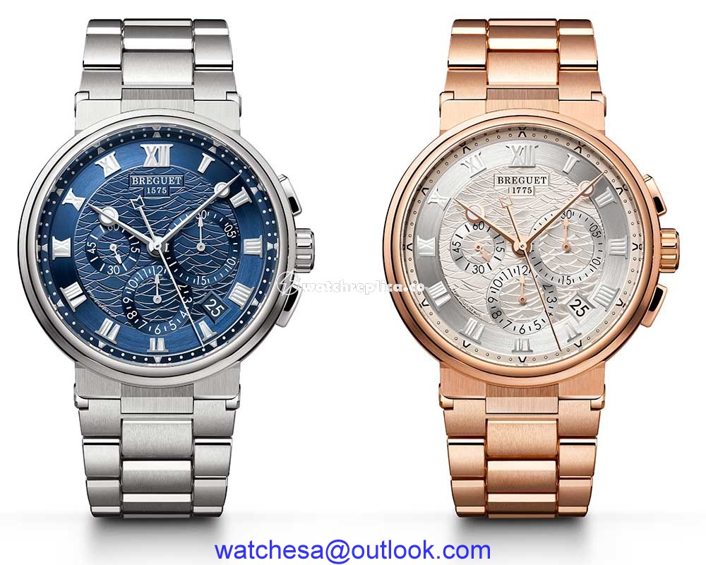 breguet marine chronograph 5527 both version