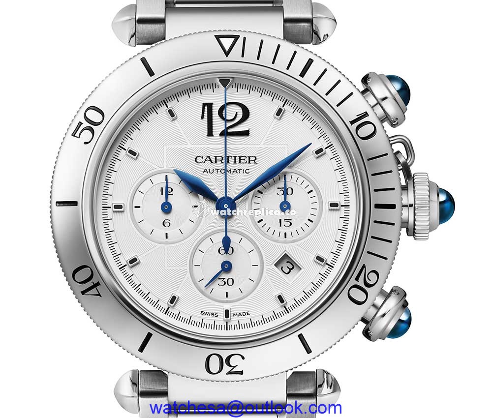 cartier pasha chrono 2021 closeup
