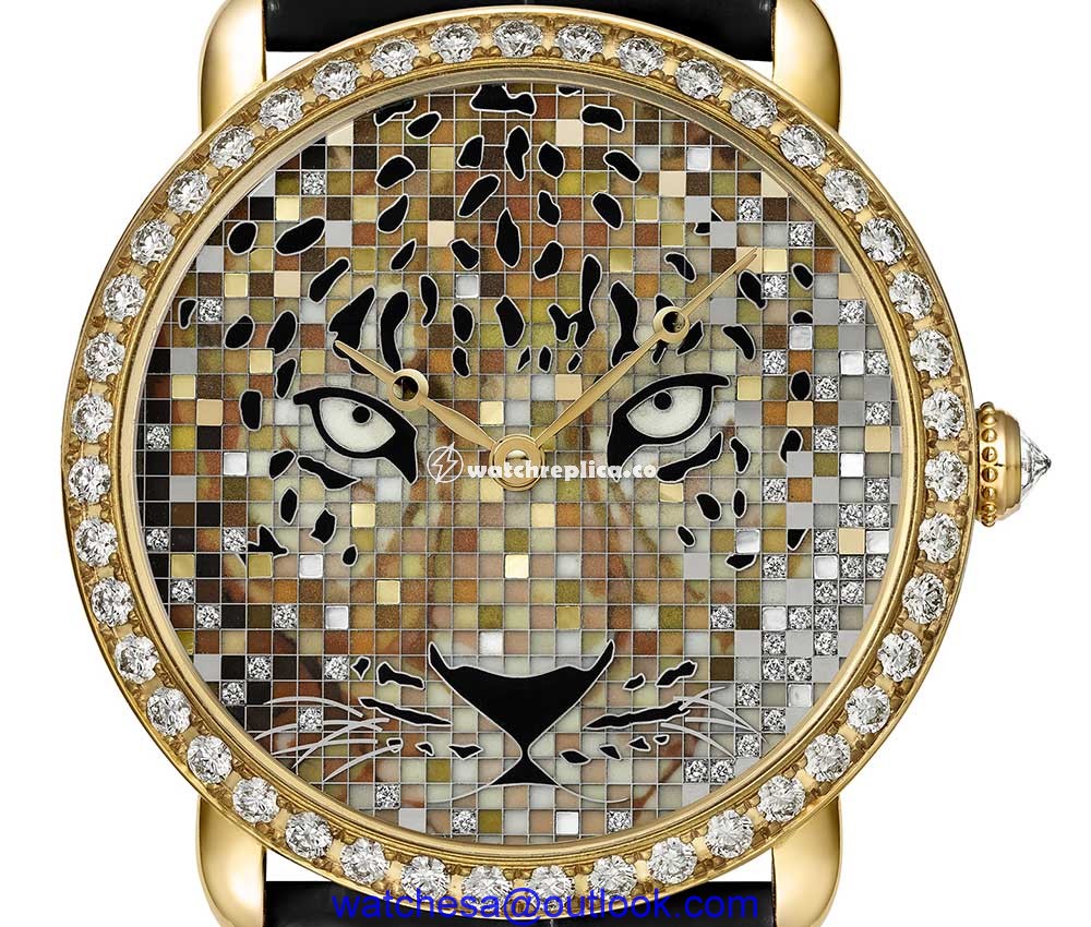 cartier regard panthere closeup