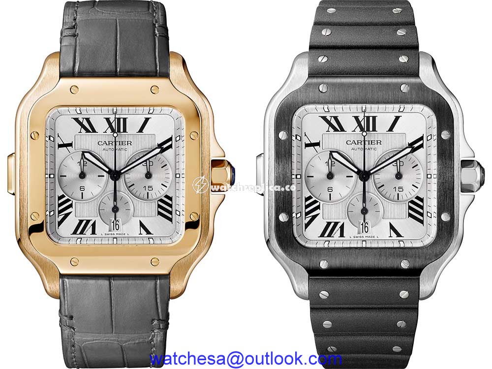 cartier santos chronograph duo