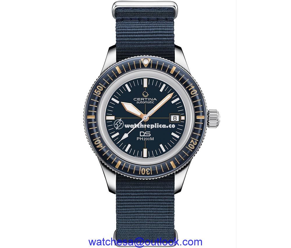 certina ds ph200m dial closeup