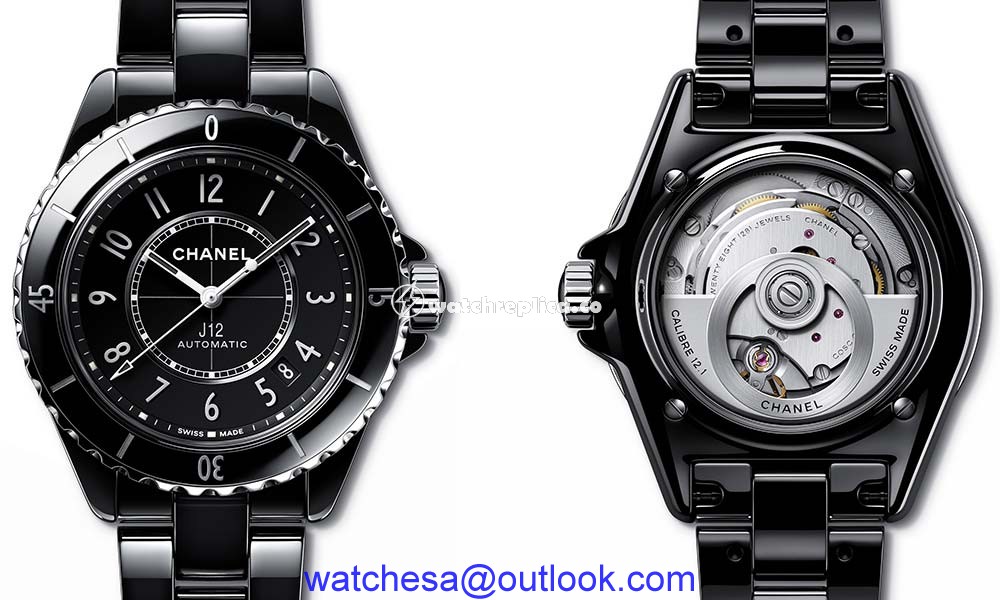 chanel j12 2019 black two views