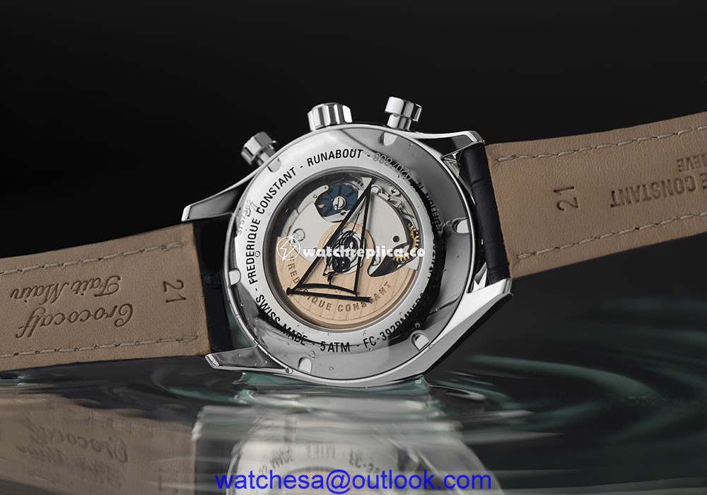 frederique constant runabout chronograph 2021 caseback