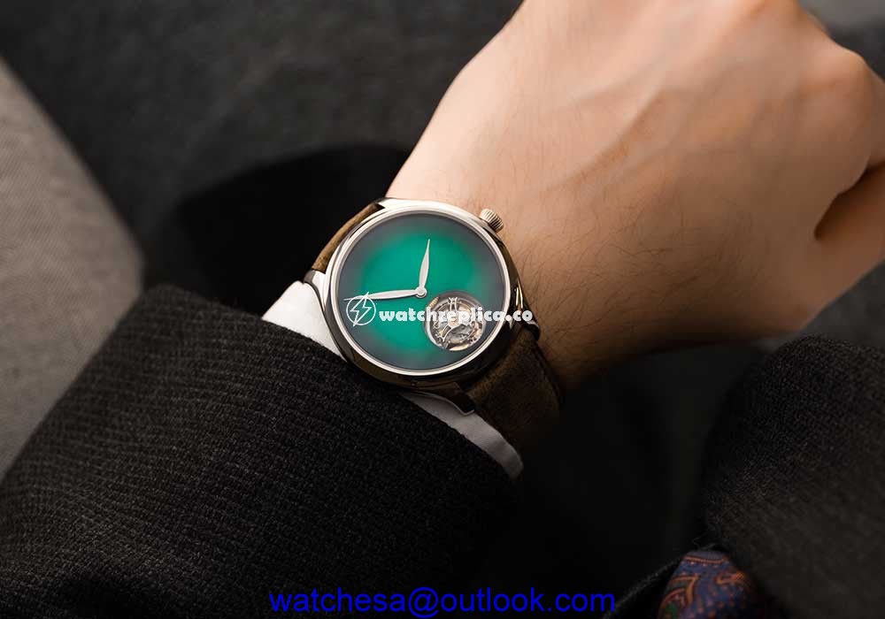 h moser cie endeavour tourbillon concept cosmic green lifestyle