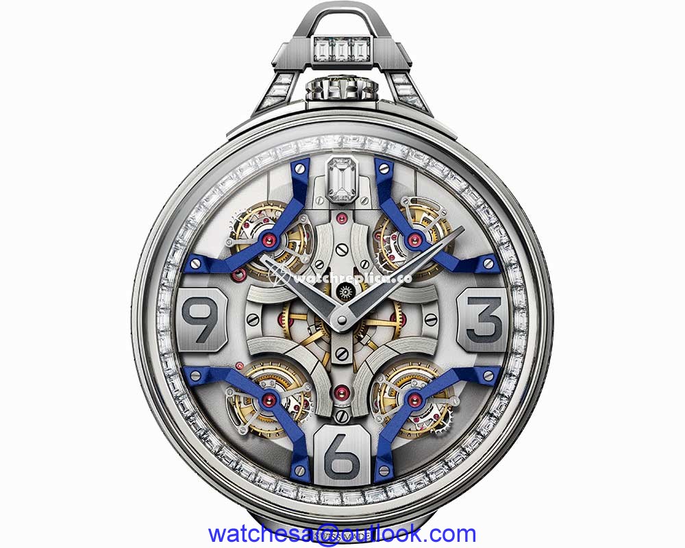harry winston ultimate quadri tourbillon closeup