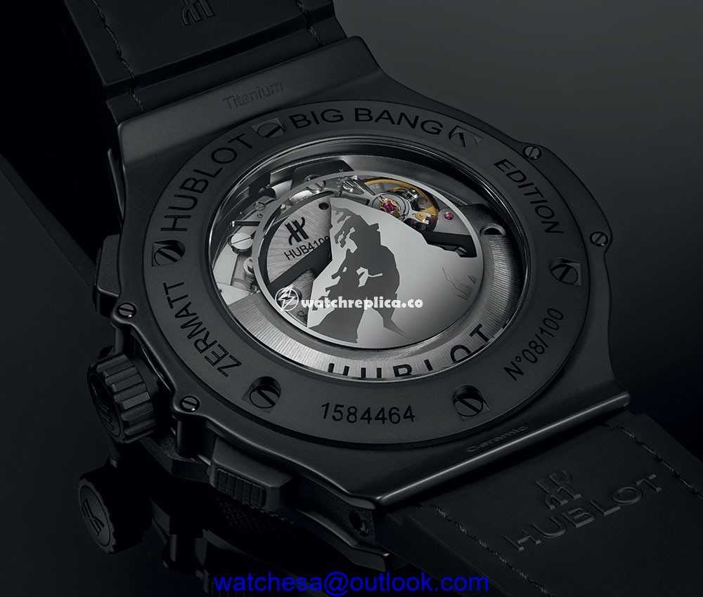 hublot big bang all black zermatt 2022 caseback