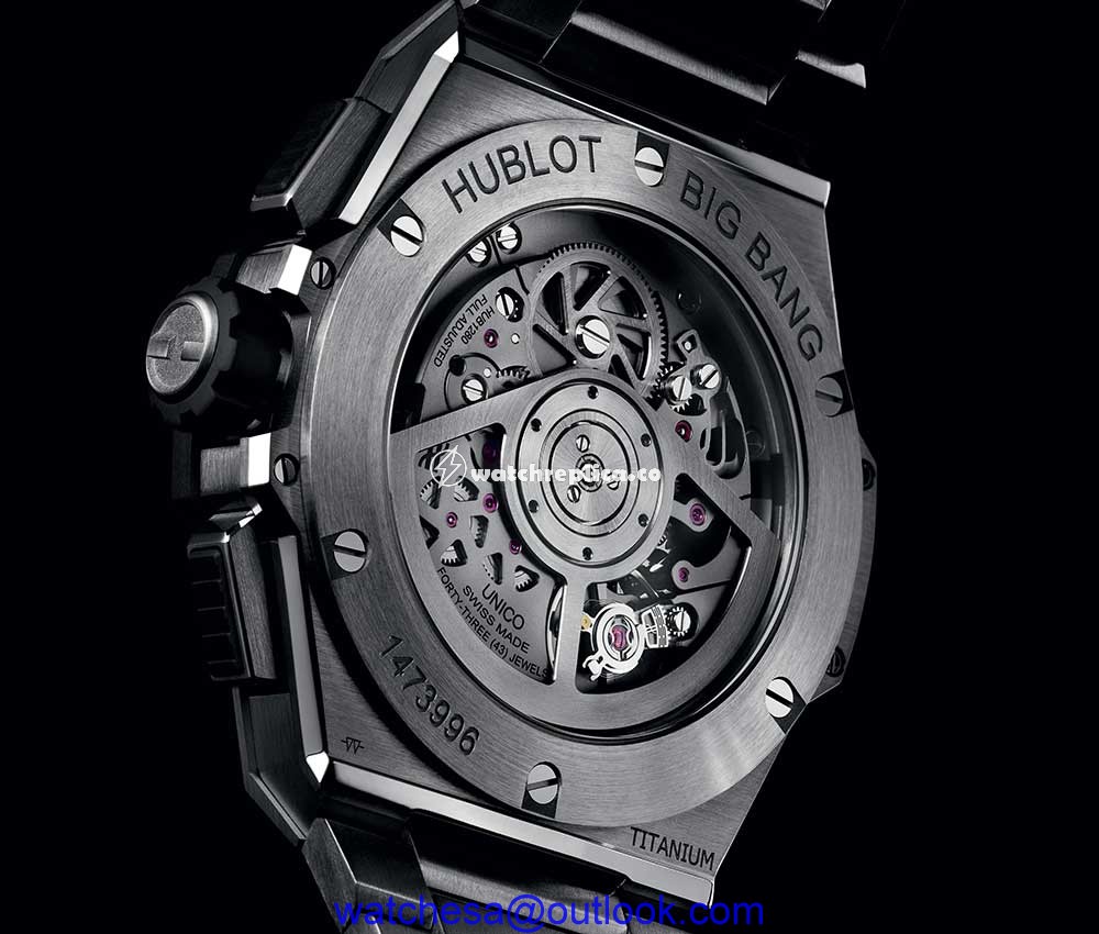 hublot big bang integral titanium caseback