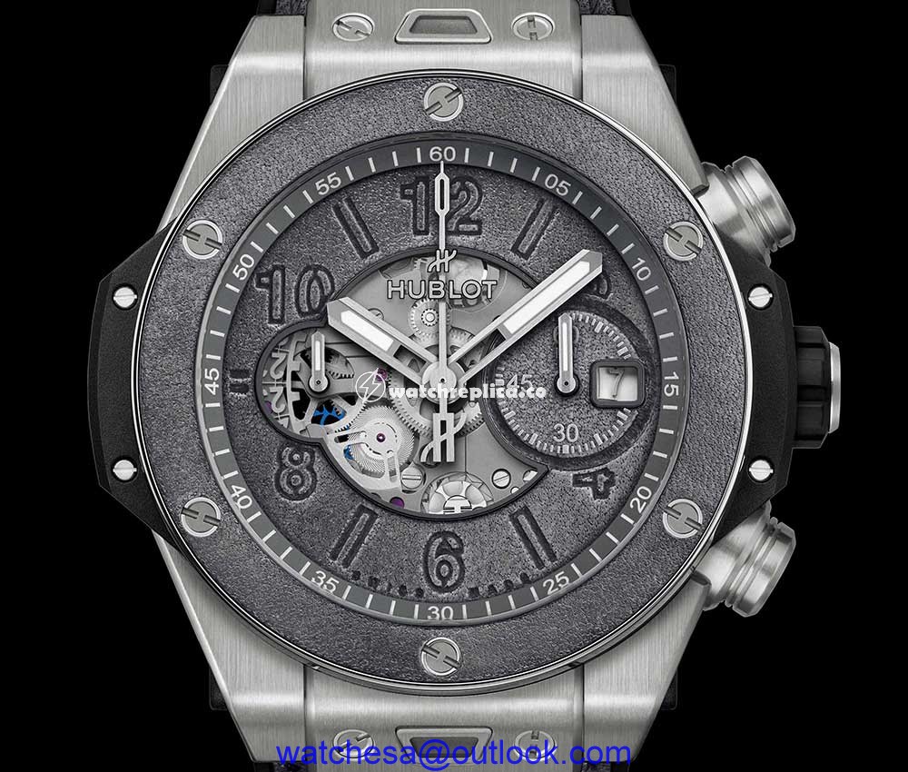 hublot big bang unico berluti aluminio 2021 closeup