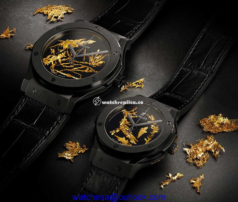 hublot classic fusion gold crystal 2 versions