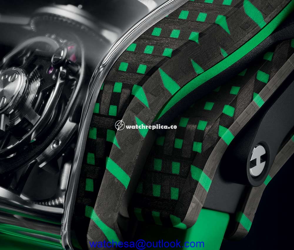 hublot mp 09 carbon titanium color closeup