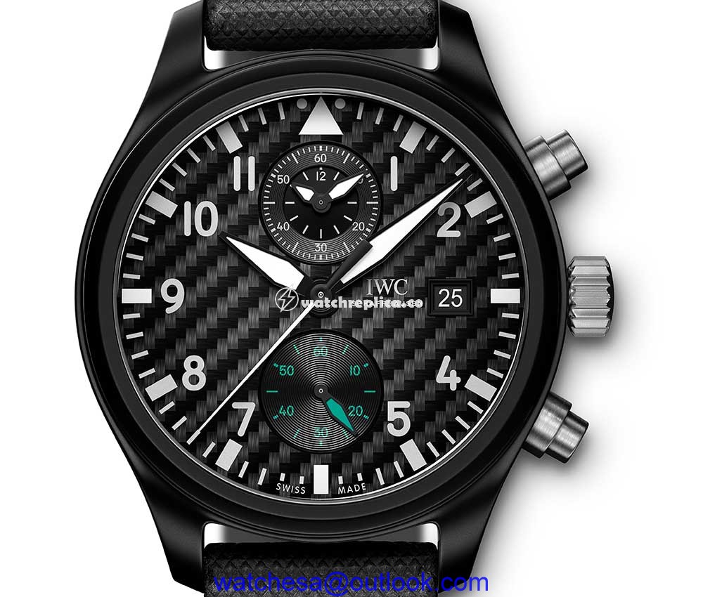 iwc aviateur mercedes amg petronas motorsport closeup
