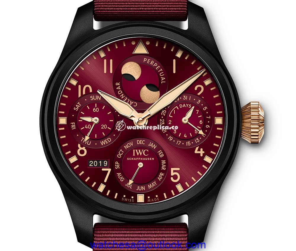 iwc aviateur qp lewis hamilton closeup