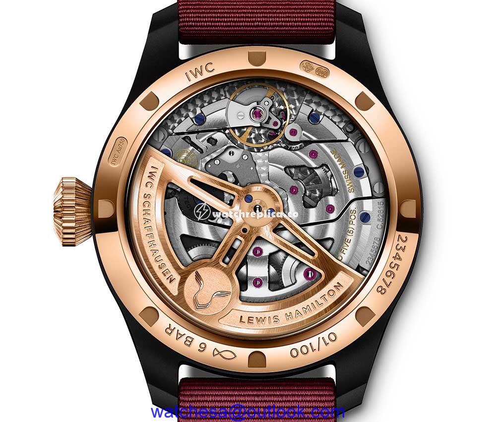 iwc aviateur qp lewis hamilton caseback