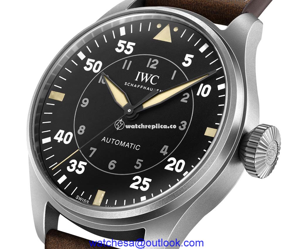 iwc grande aviateur spitfire 43 closeup