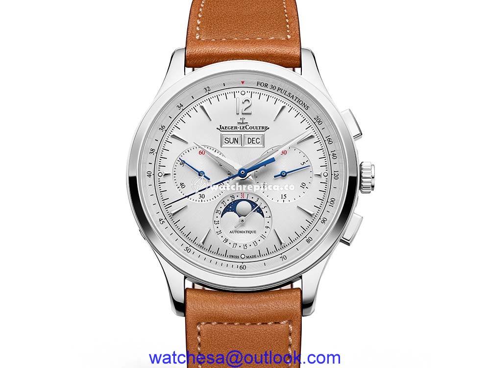 jaeger lecoultre master control chrono calendar front view