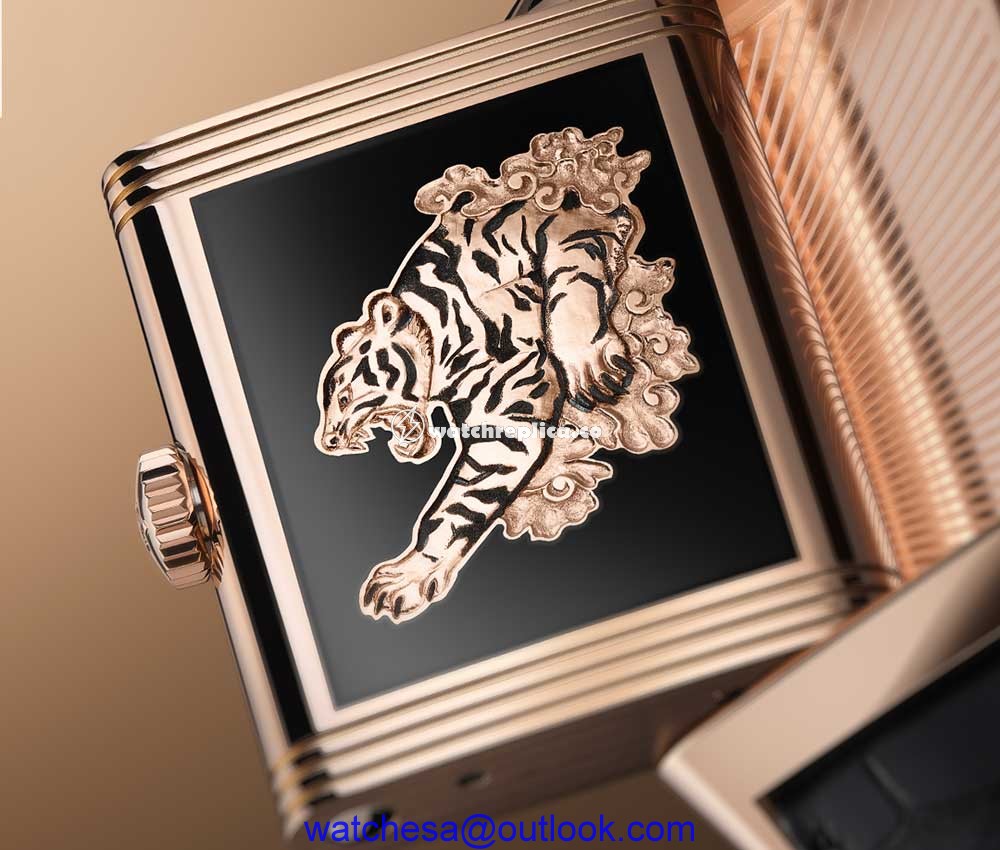 jaeger lecoultre reverso tribute enamel tiger verso