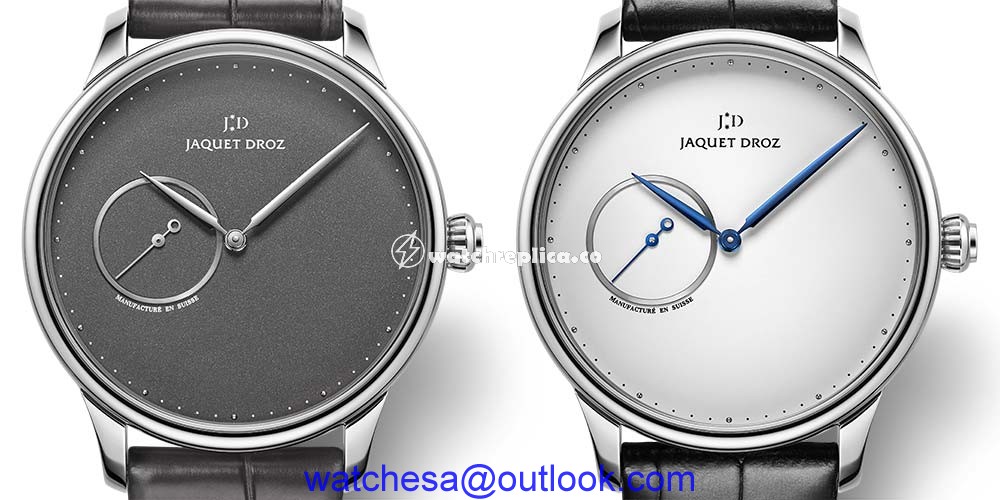 jaquet droz grande heure minute closeup