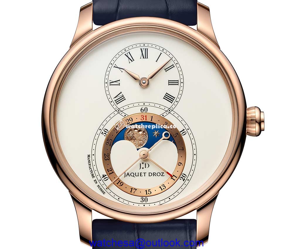 jaquet droz grande seconde moon 300th anniversary closeup