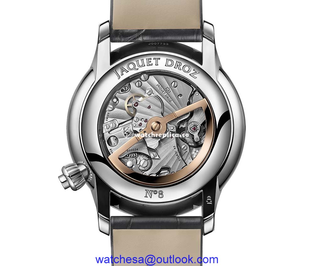 jaquet droz grande seconde offcentered chronograph onyx caseback
