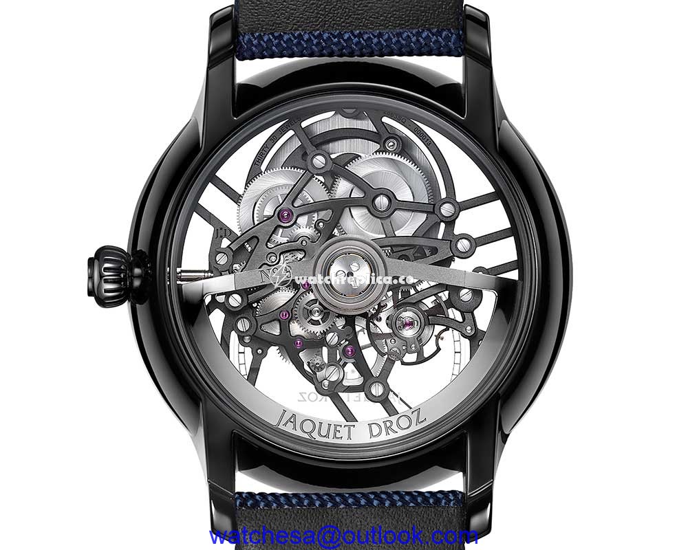 jaquet droz grande seconde skeleton one ceramic caseback