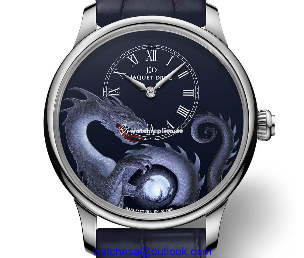 jaquet droz petite heure minute dragon john howe dial