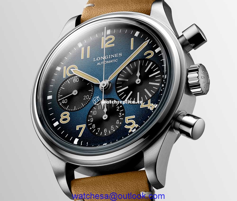 longines avigation big eye 2021 closeup