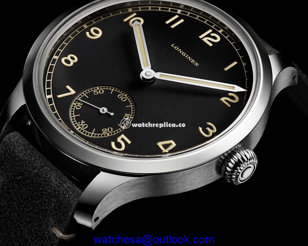 longines heritage military 1938 closeup