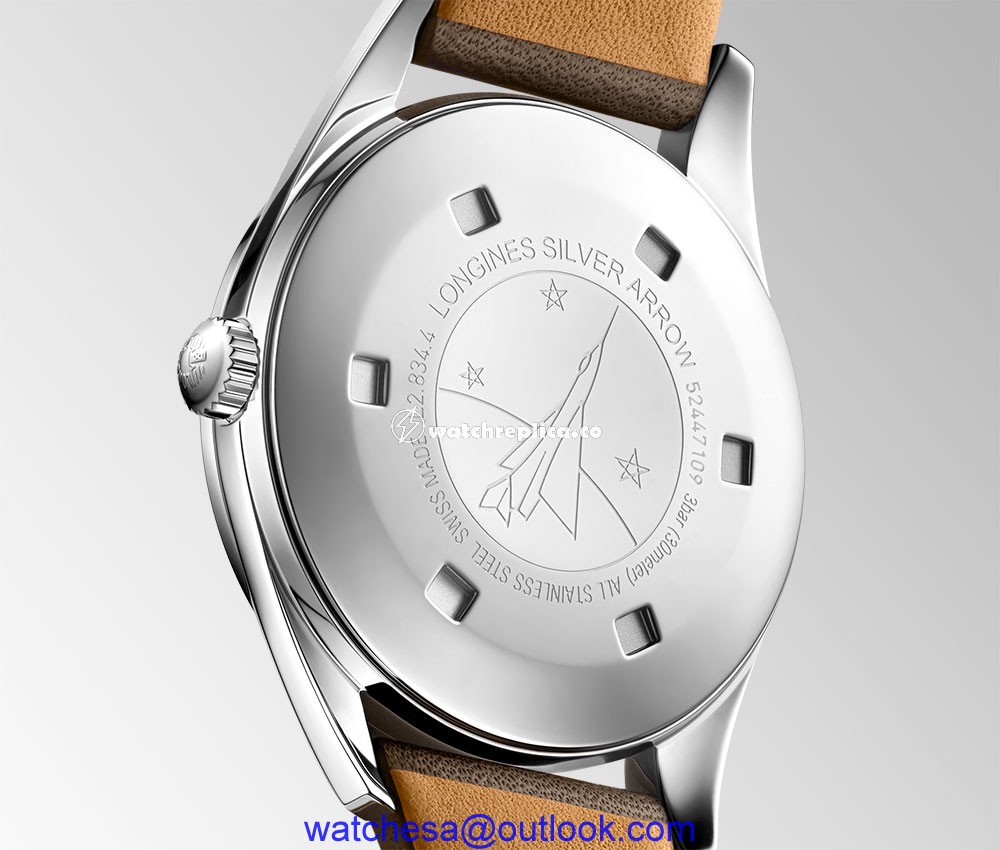 longines heritage silver arrow 2021 caseback