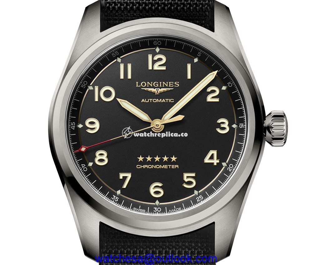 longines spirit titanium front dial
