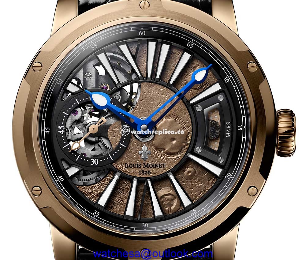 louis moinet mars closeup