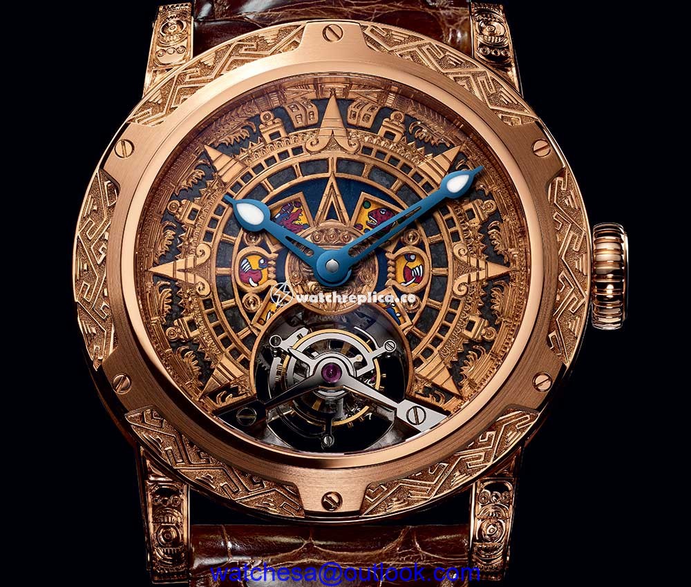 louis moinet only mexico dial closeup