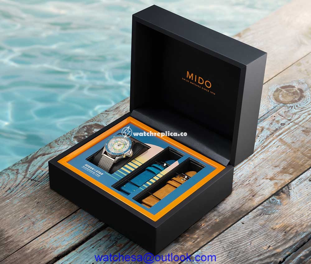 mido ocean star decompression timer 1961 limited edition set box