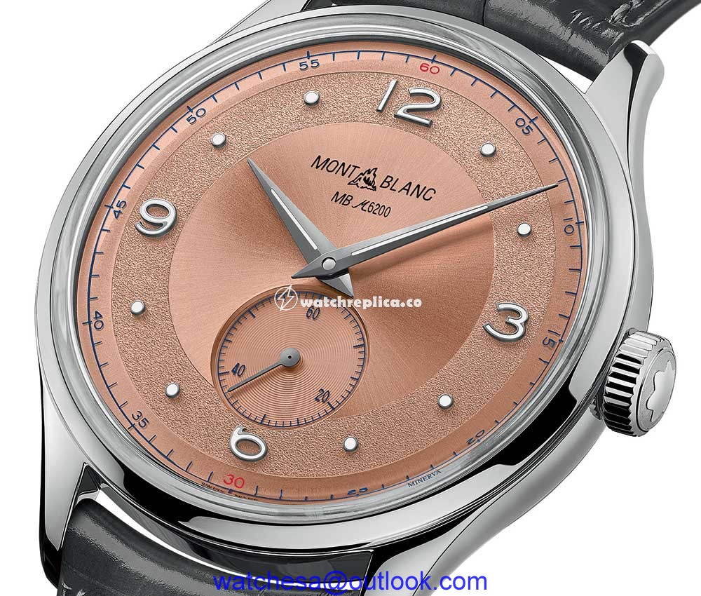 montblanc heritage small seconds limited closeup