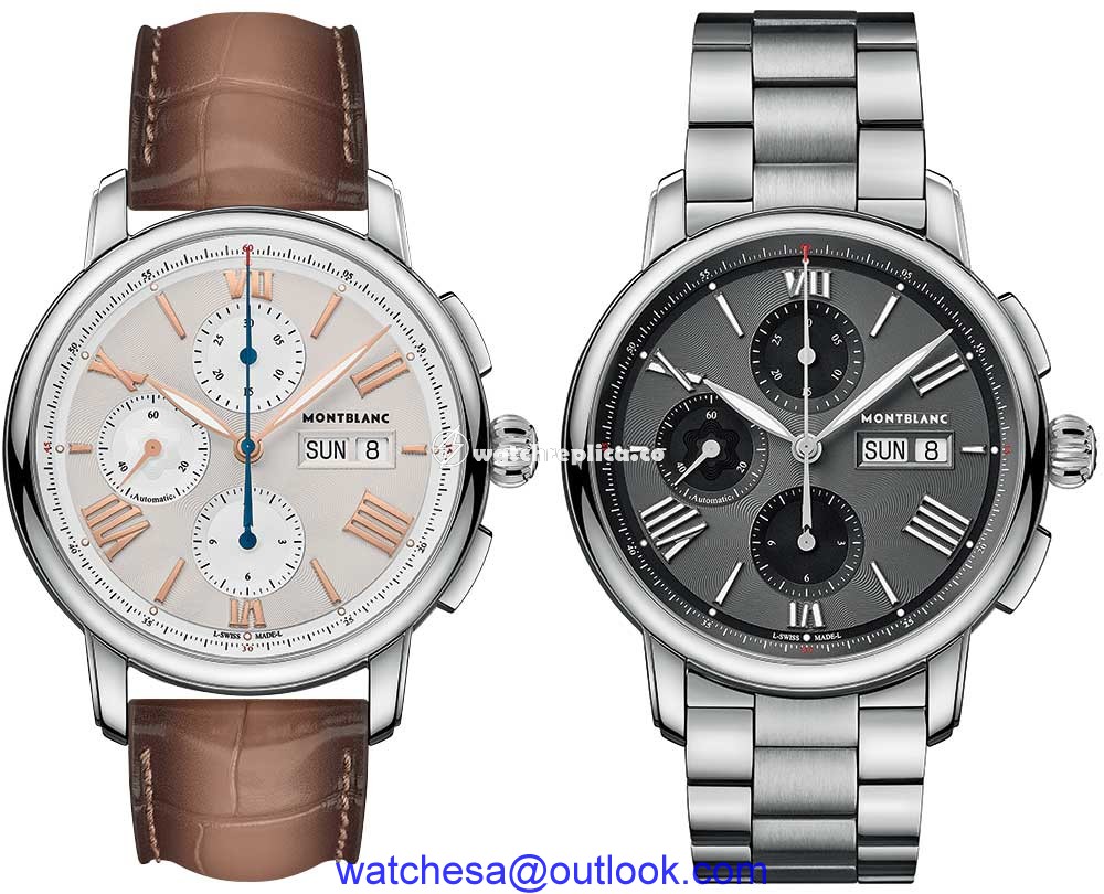 montblanc star legacy chrono day date both