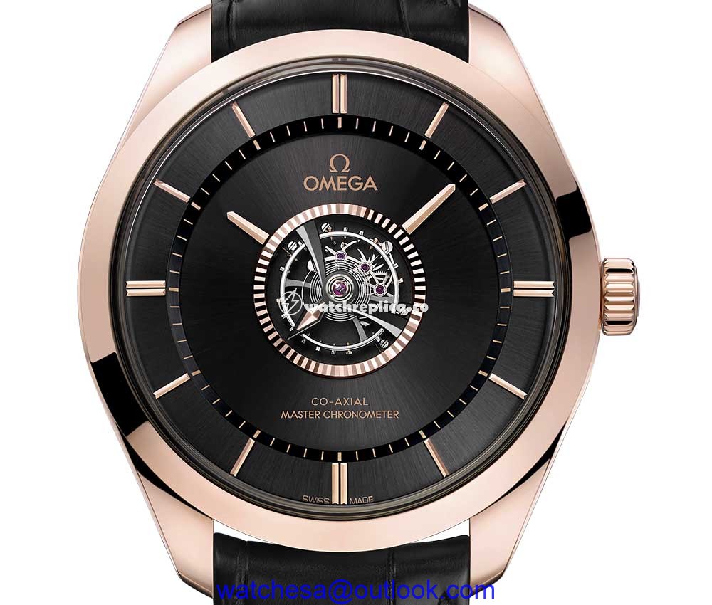 omega deville tourbillon master chronometer closeup
