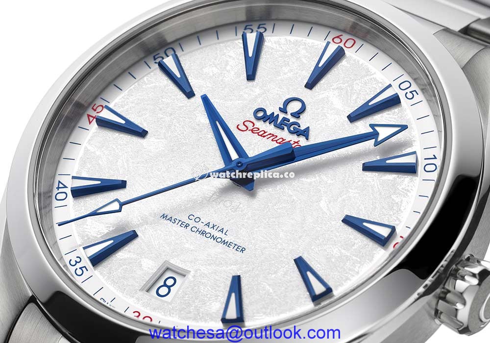 omega seamaster aqua terra beijing 2022 closeup