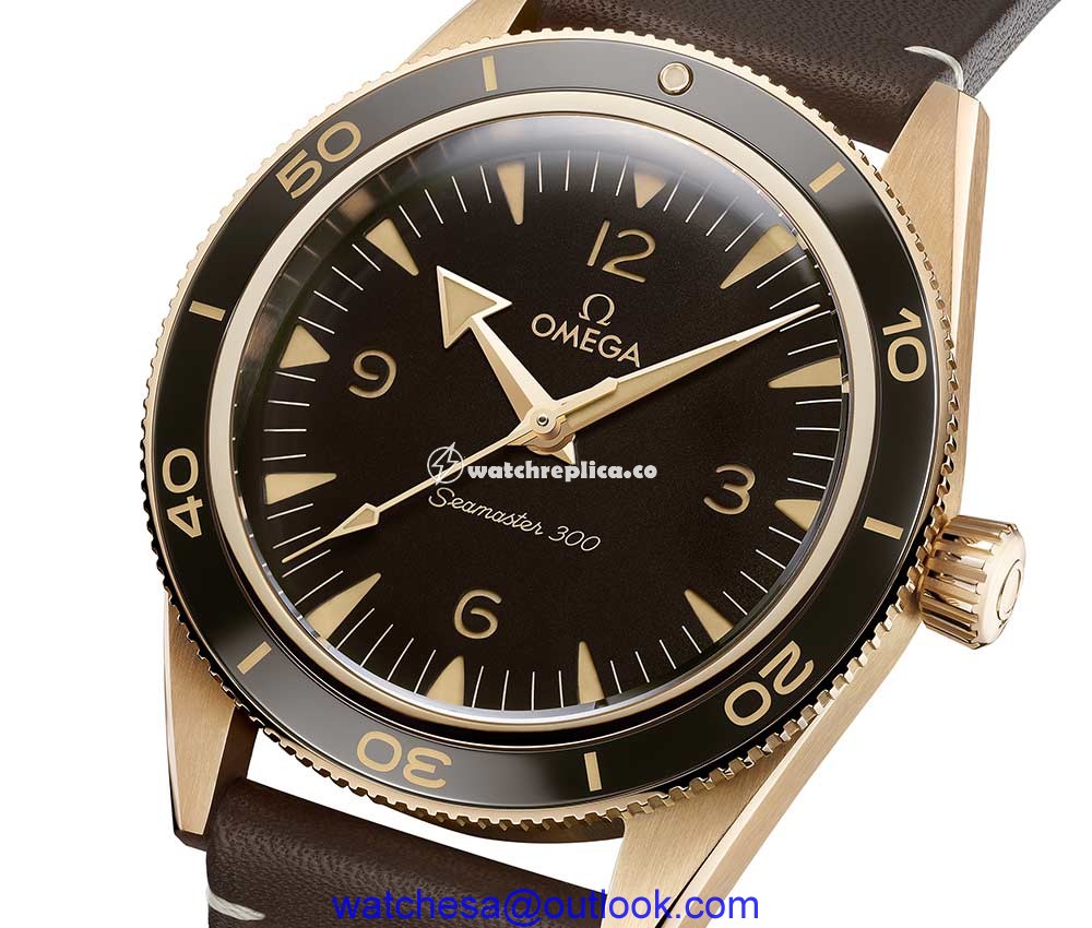 omega seamaster bronze gold profile side