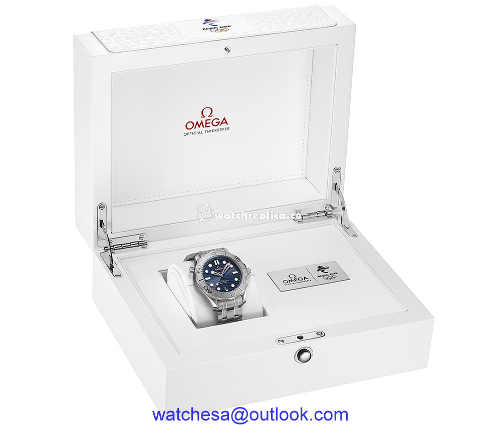 omega seamaster diver 300 special beijing 2022 set box