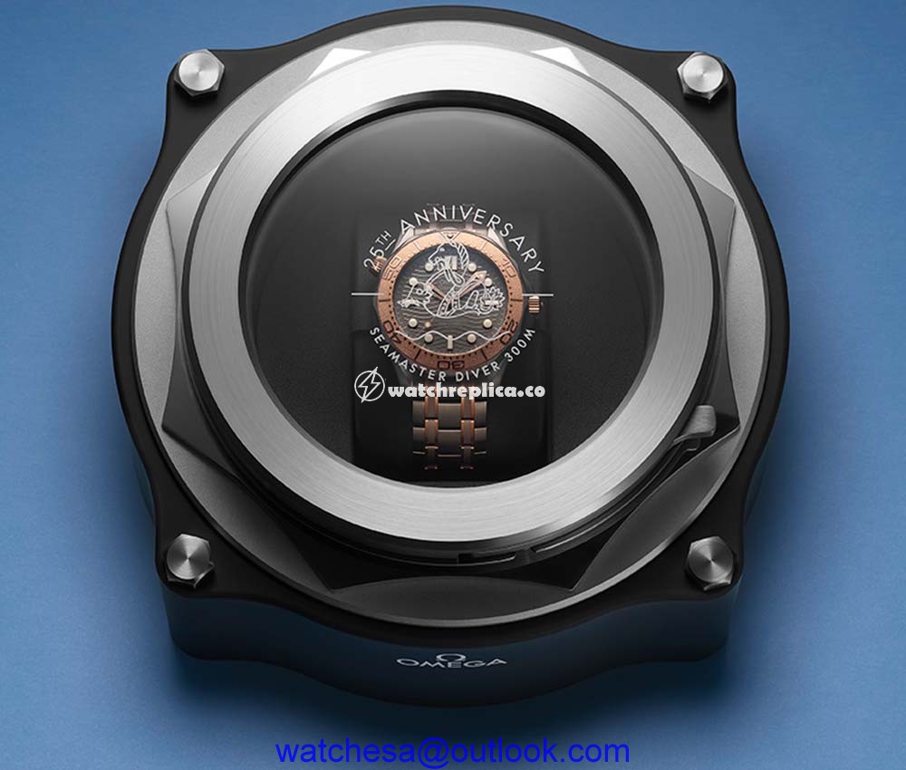 omega seamaster diver titanium tantalum set box