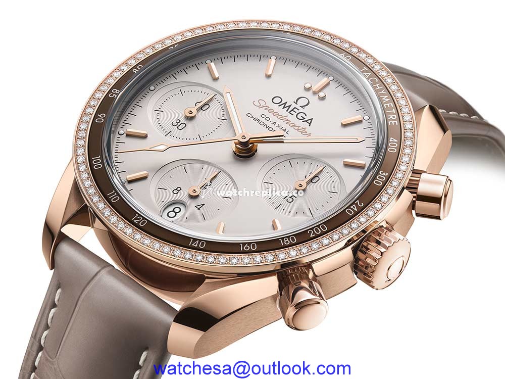omega speedmaster 38 mm rose gold