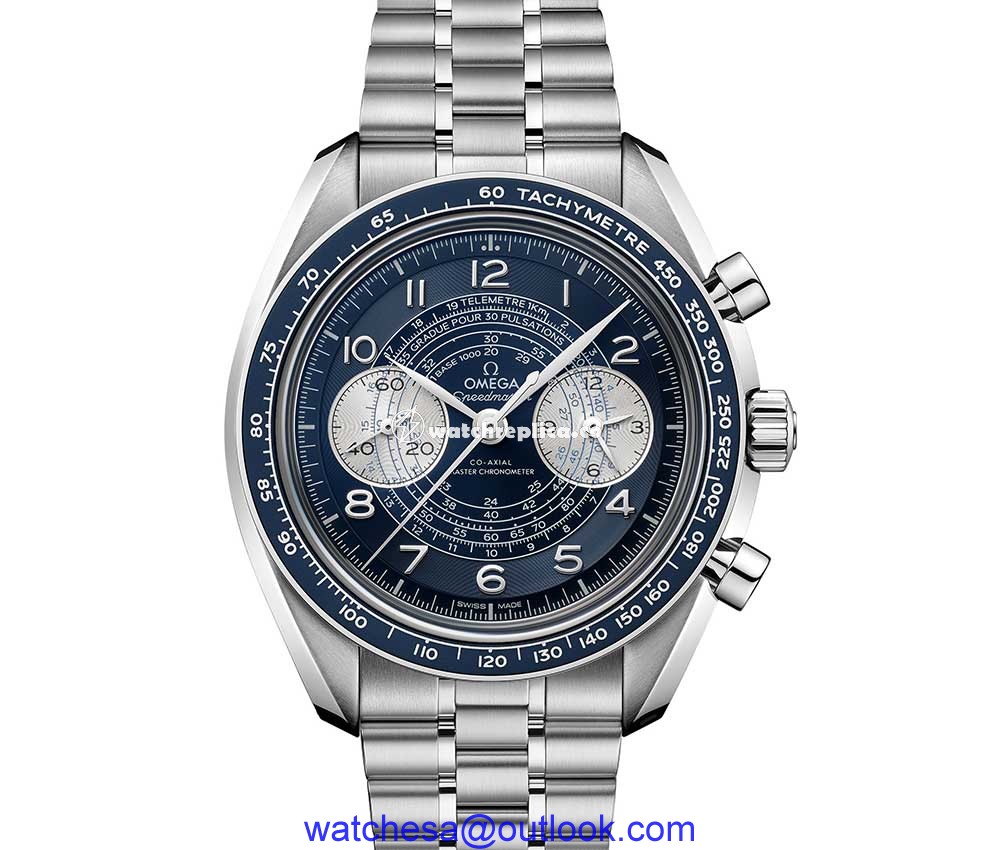 omega speedmaster chronoscop blu dial