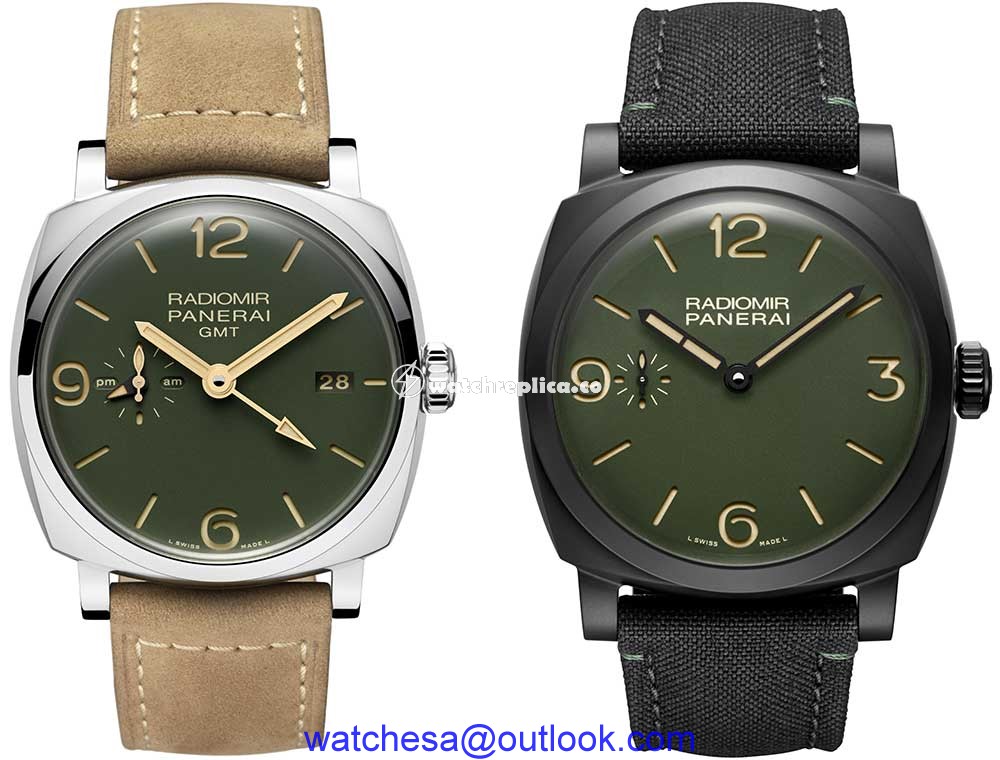 panerai radiomir green 2019 2 models