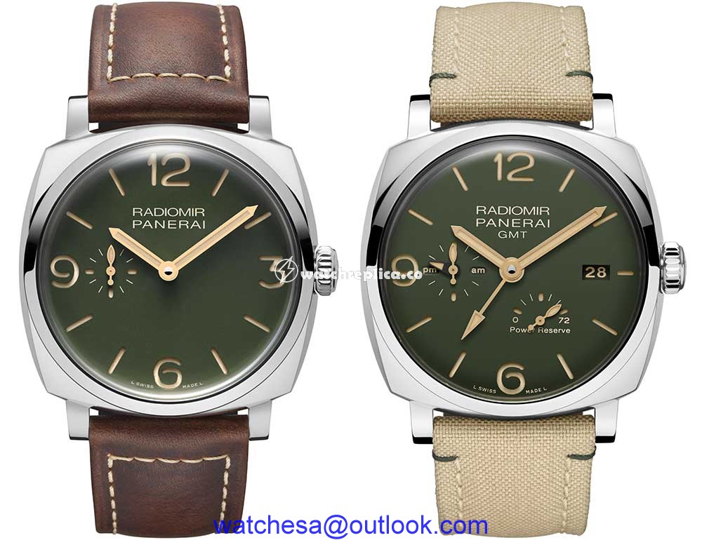 panerai radiomir green 2019 2 straps