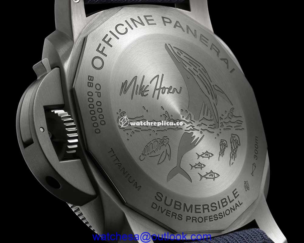 panerai submersible mike horn edition caseback
