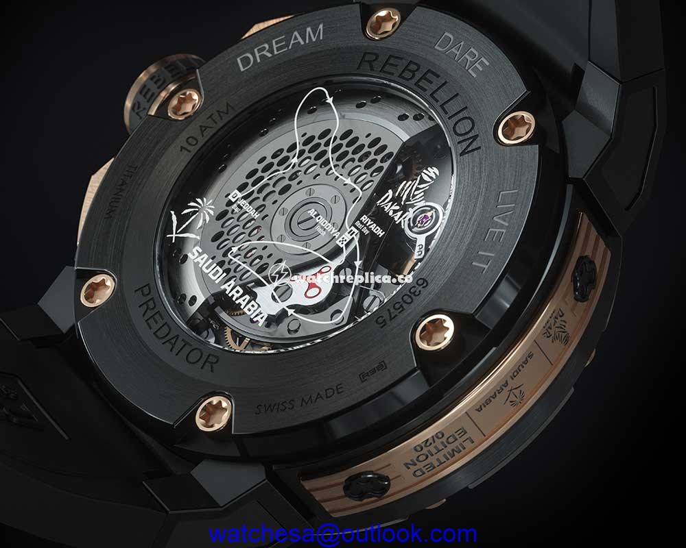 rebellion predator dakar 2020 caseback profile